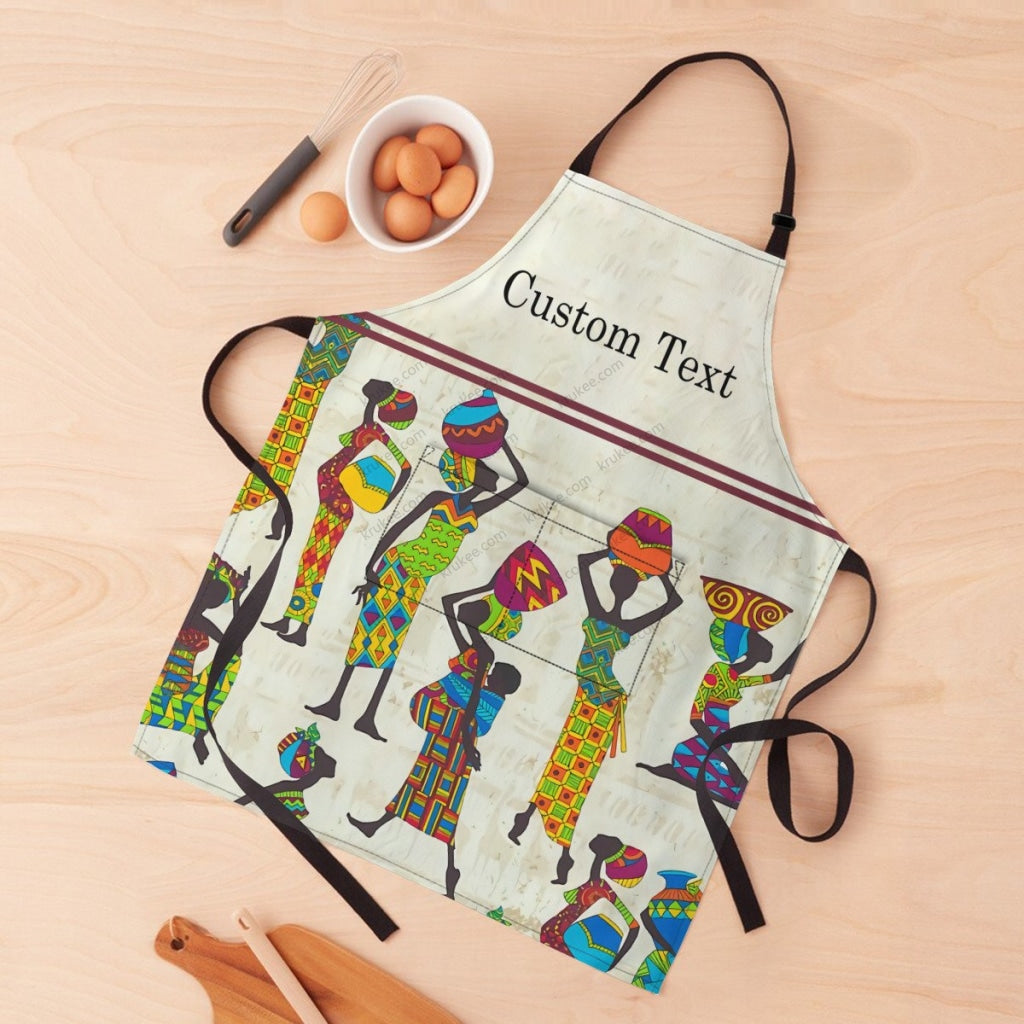 Personalized African Culture Art Apronapron 27Inch X 29Inch