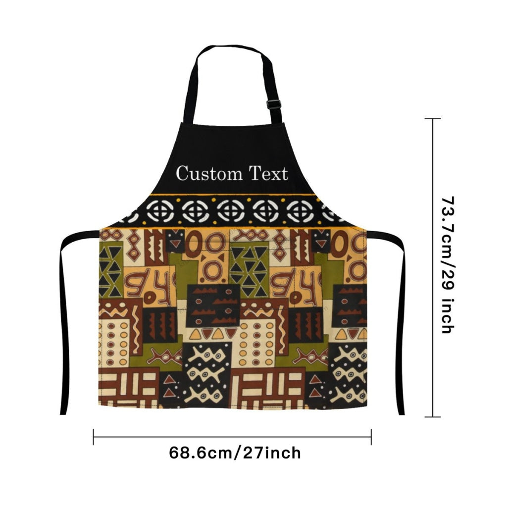 Personalized African Culture Art Apronapron