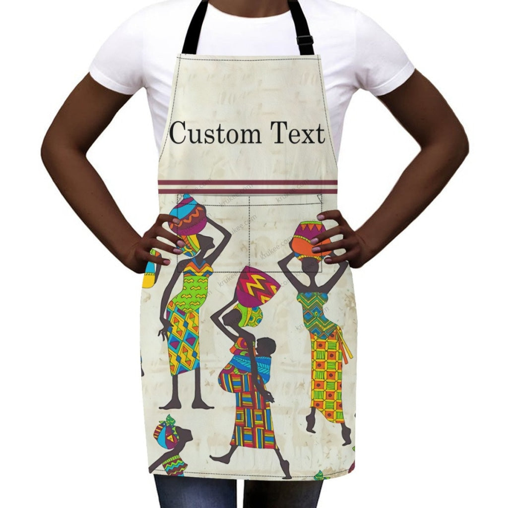 Personalized African Culture Art Apronapron