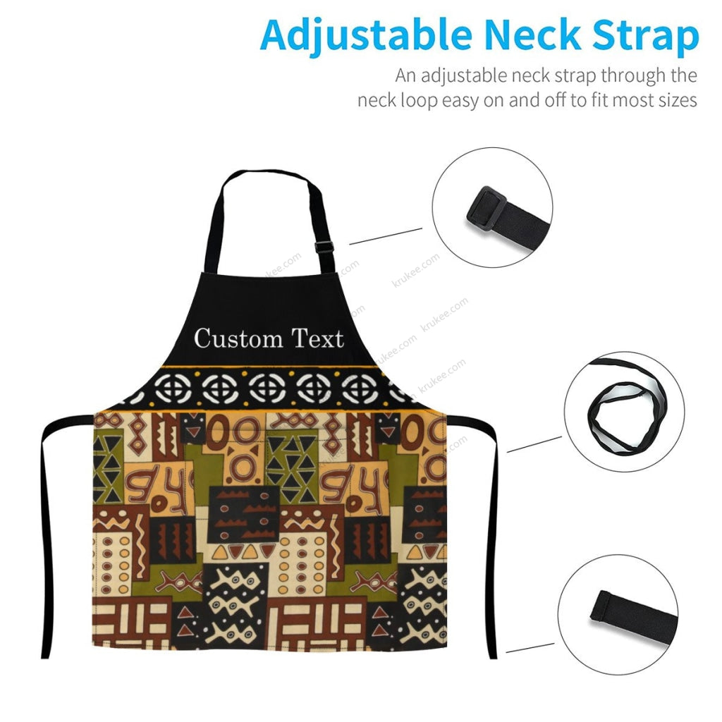 Personalized African Culture Art Apronapron