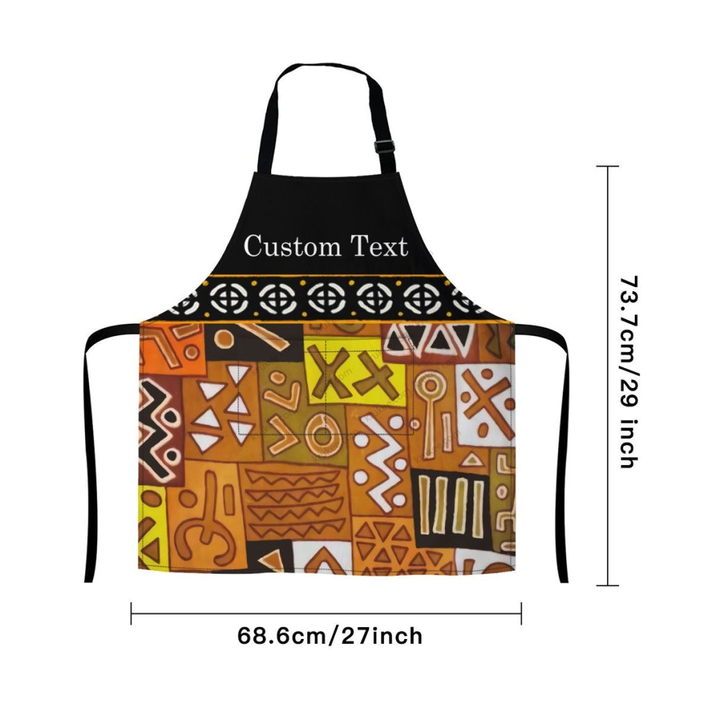 Personalized African Culture Art Apronapron