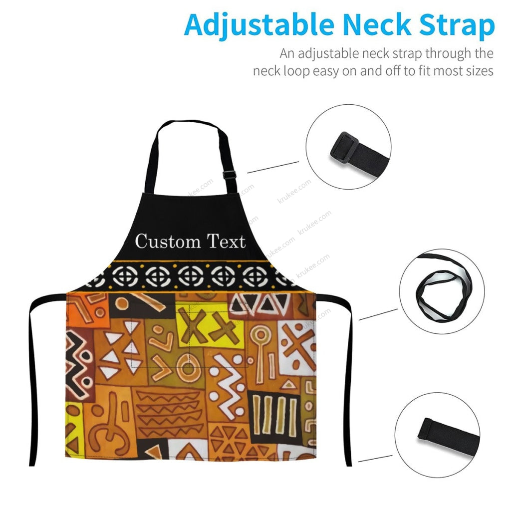 Personalized African Culture Art Apronapron