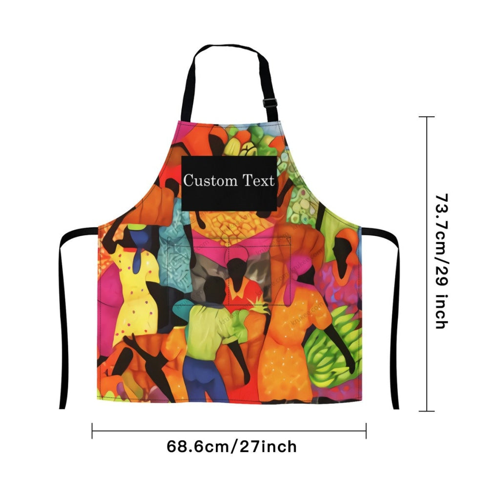 Personalized African Culture Art Apronapron