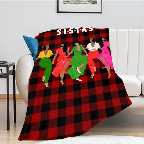 Sistas (5) Flannel Blanket