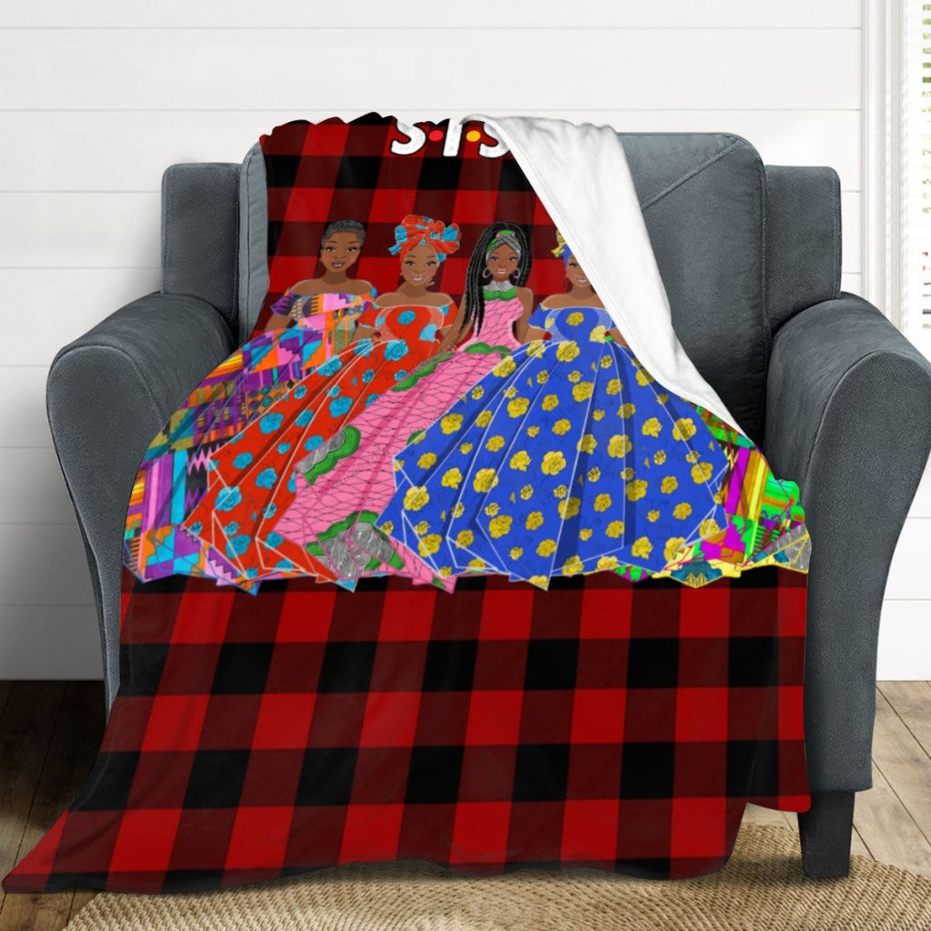 Sistas 6 Flannel Blanket