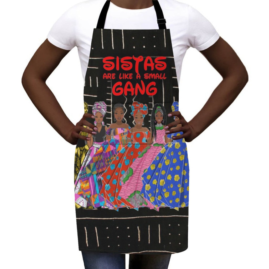 Sistas Like A Small Gang - Black -6 Sisters