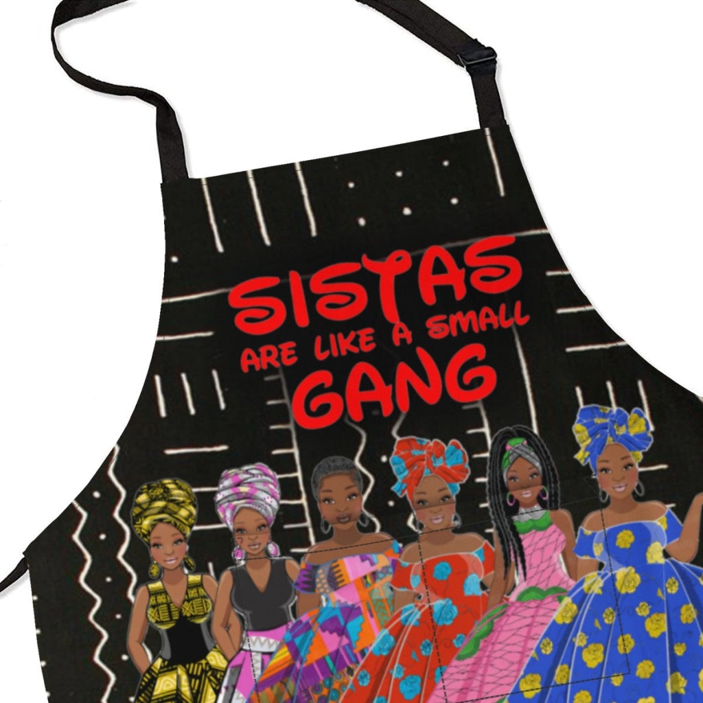 Sistas Like A Small Gang - Black -6 Sisters