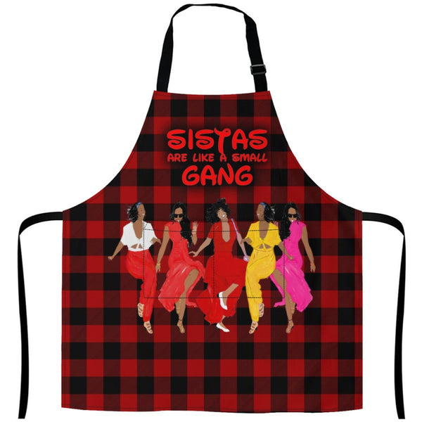 Sistas Like A Small Gang - Redblack -5 Sisters Rock White / One Size