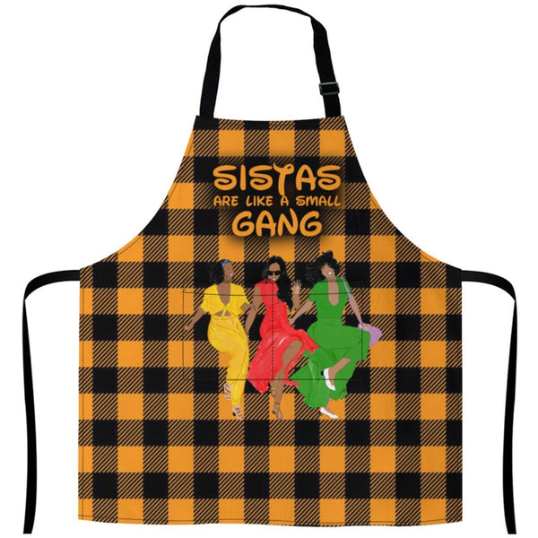 Sistas Like A Small Gang - Yellow -3 Sisters Rock White / One Size