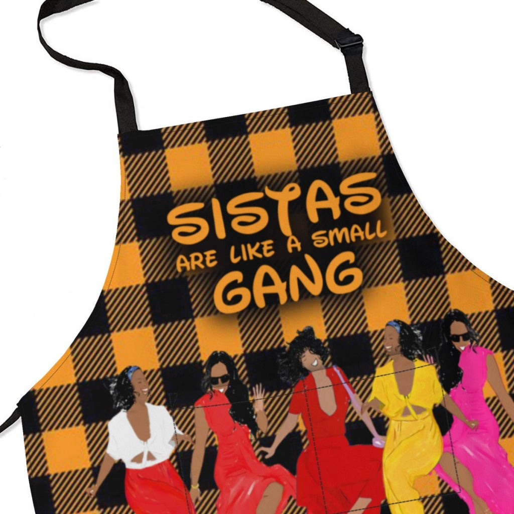 Sistas Like A Small Gang - Yellow -5 Sisters Rock