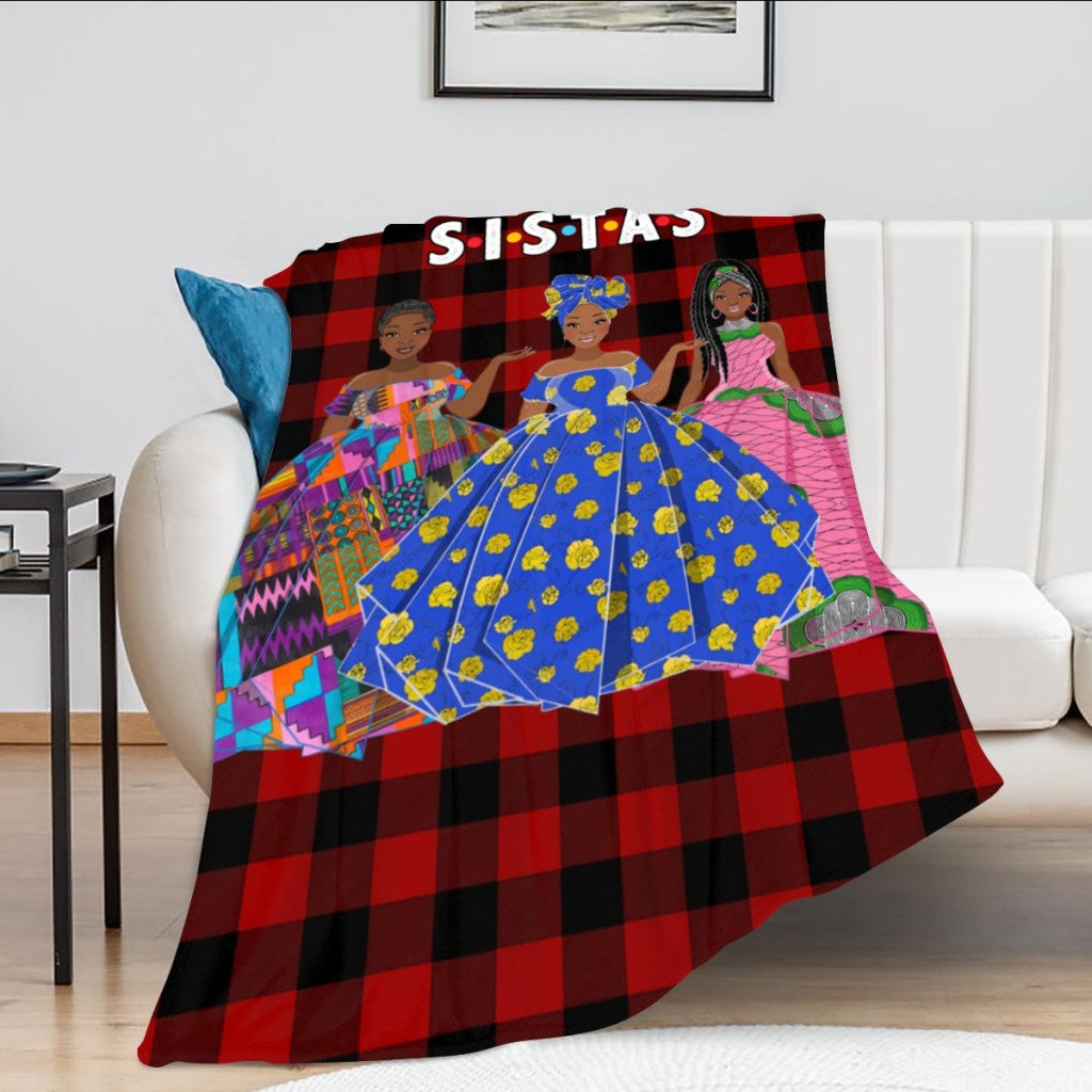 Sistas(3) Flannel Blanket