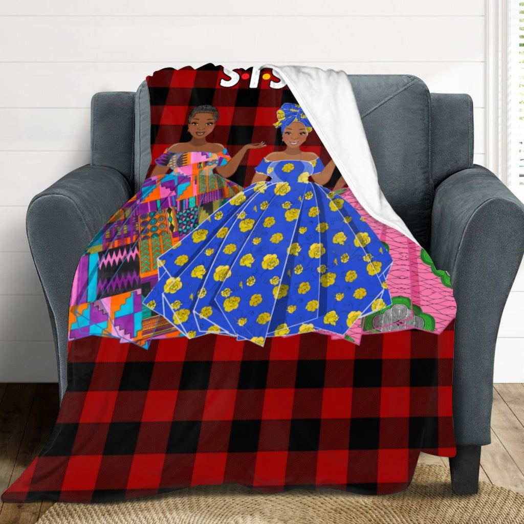 Sistas(3) Flannel Blanket