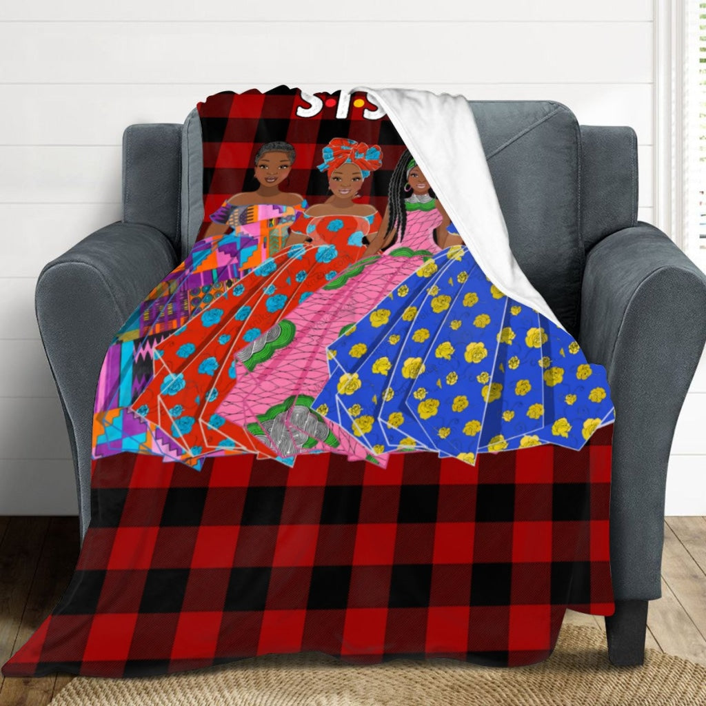 Sistas(4) Flannel Blanket