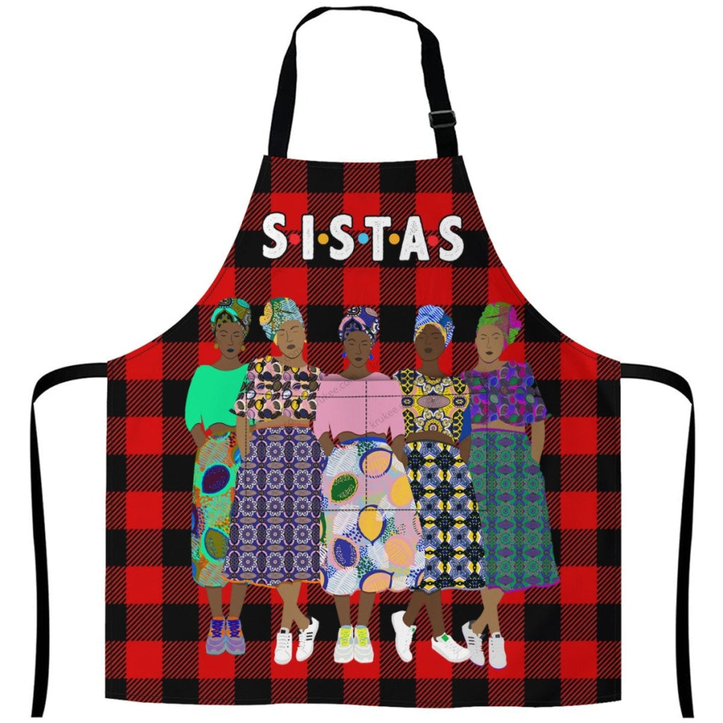 Sistas(5)Apron White / One Size